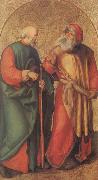Sts.Joseph and Joachim, Albrecht Durer